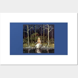 Princess in the Forest - John Bauer Posters and Art